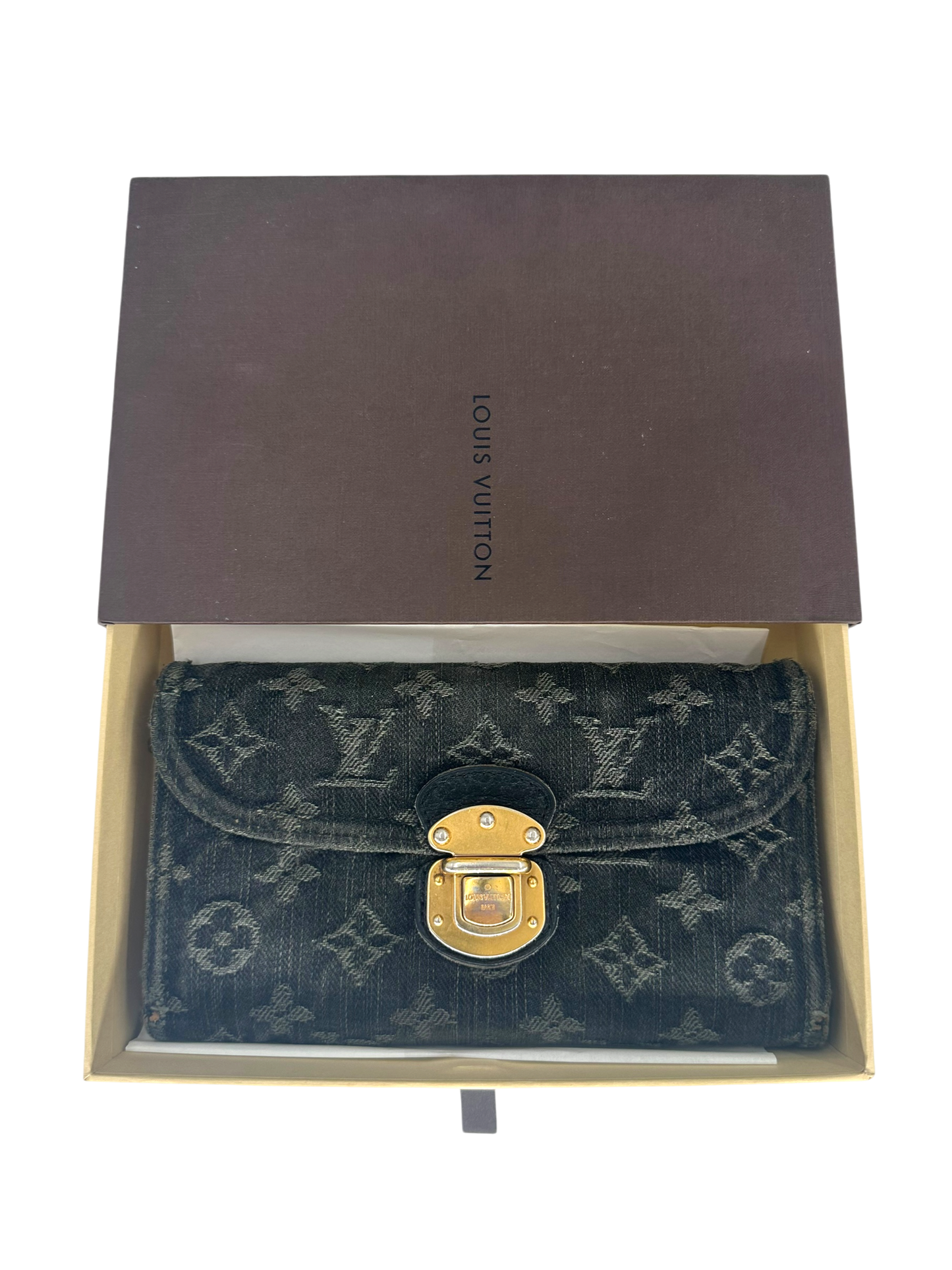 Louis Vuitton denim portefeuille