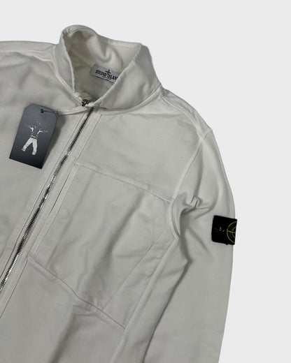 Stone island veste / gilet blanc (XS)