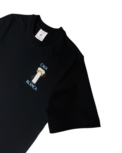 Casablanca t-shirt en coton noir