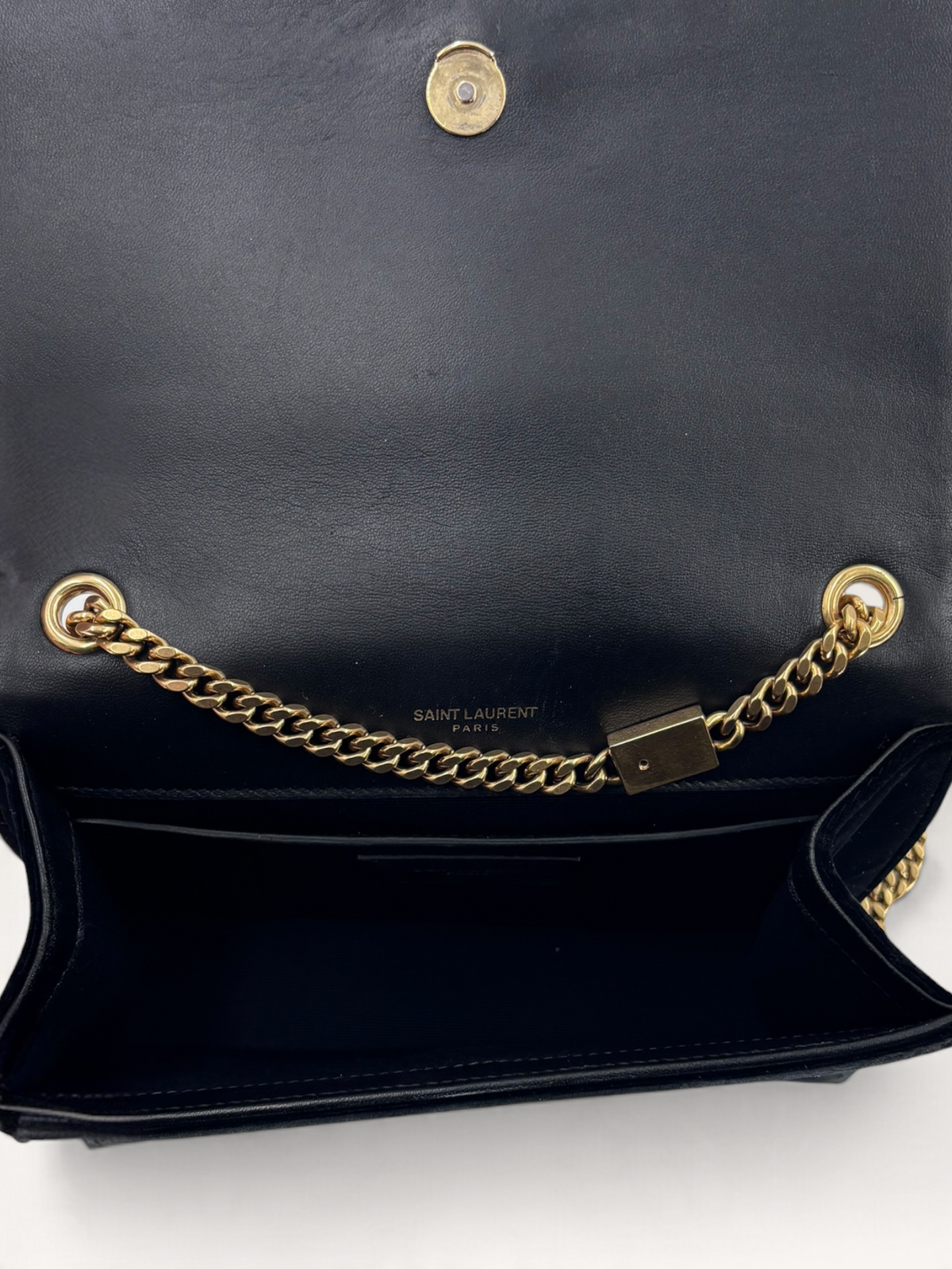 Saint Laurent sac Kate en velour
