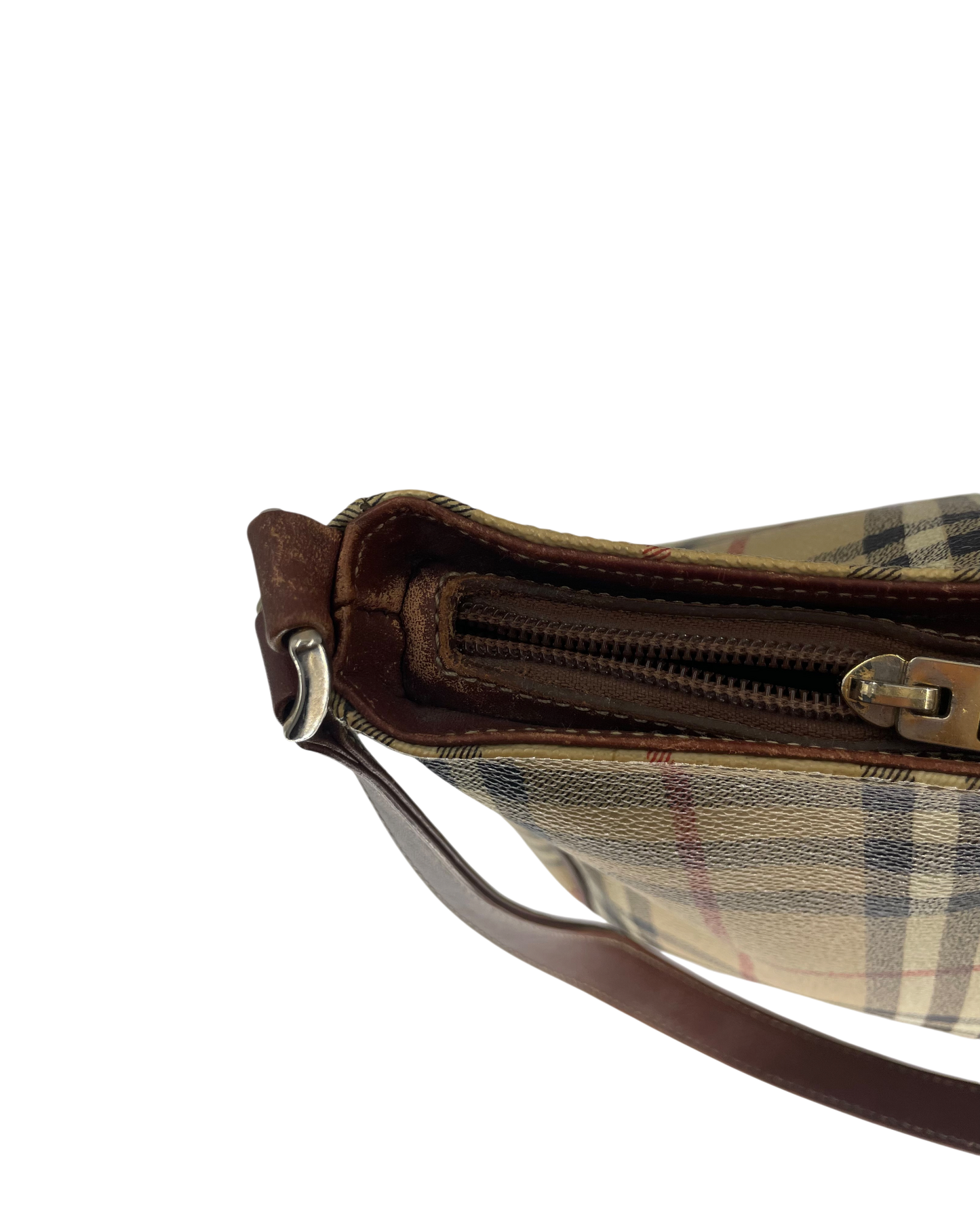 Burberry sac à main tartan beige