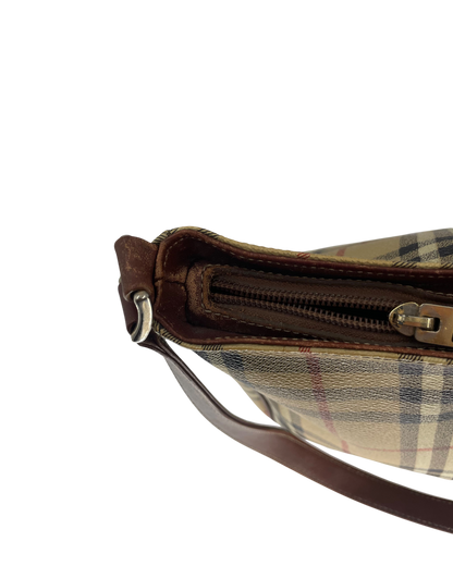 Burberry sac à main tartan beige
