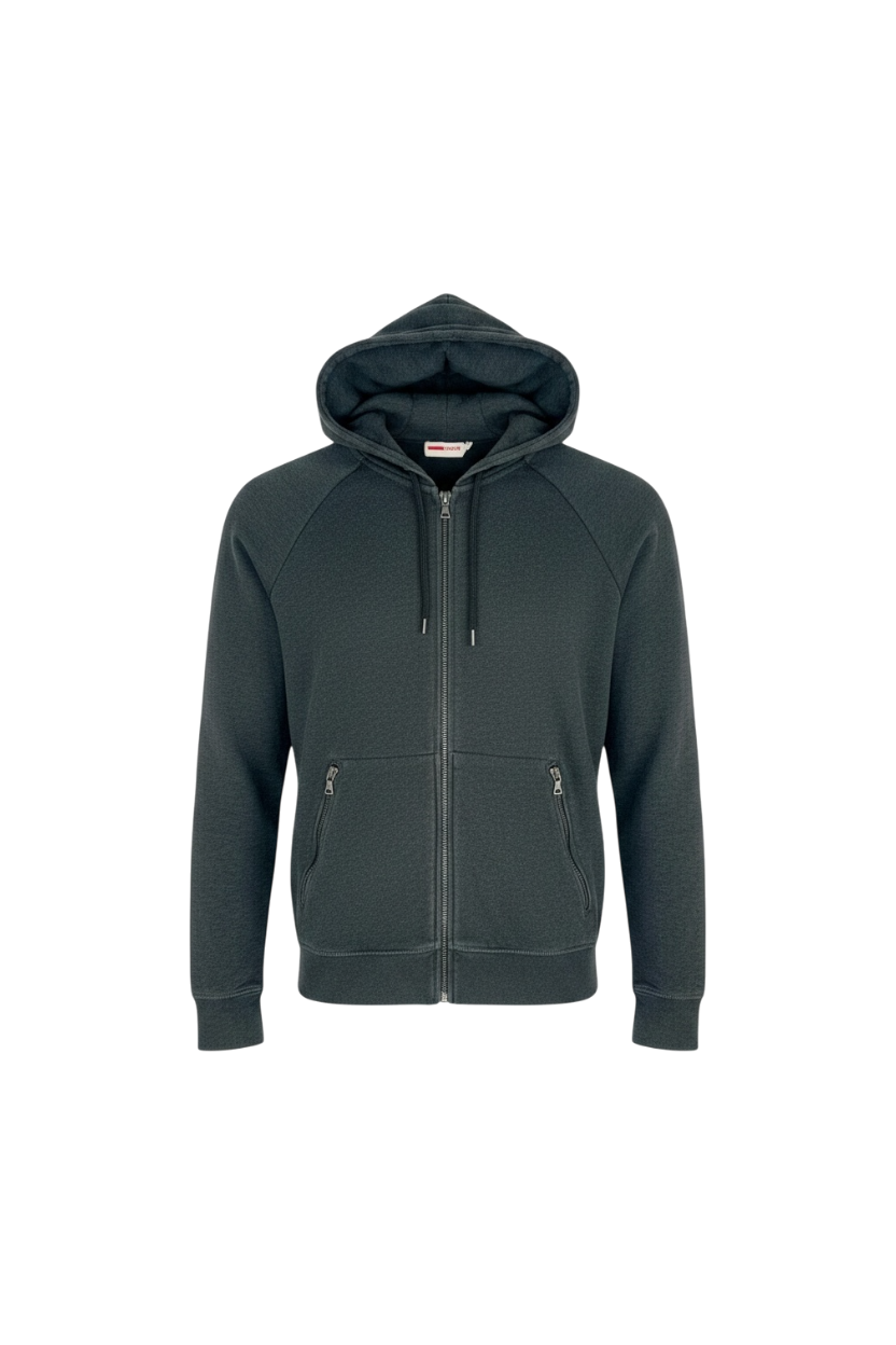 Prada gilet à capuche bi matière