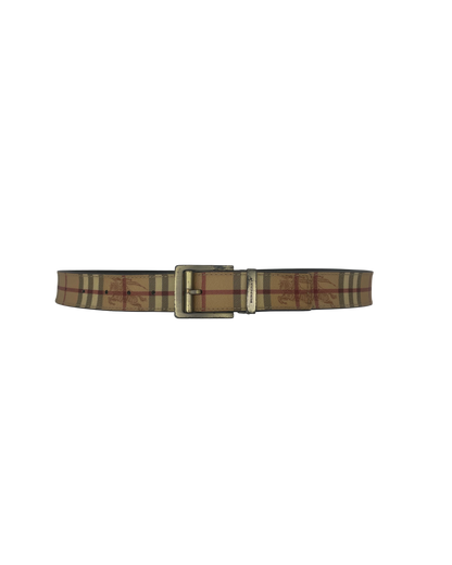 Burberry Ceinture tartan beige