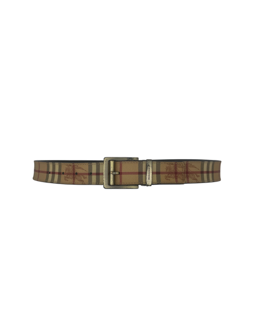 Burberry Ceinture tartan beige