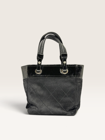 Chanel CC Biarritz pony hair sac a main