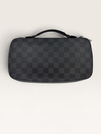 Louis Vuitton zippy XL pochette damier graphite