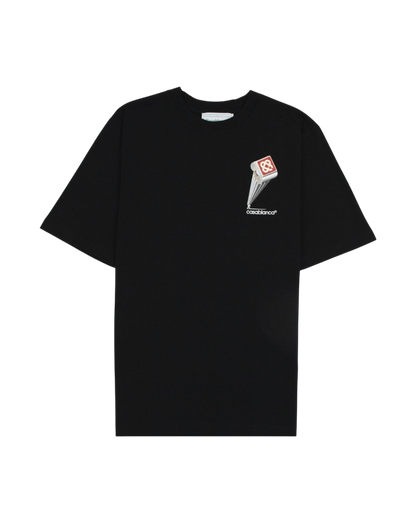 Casablanca t-shirt en coton noir