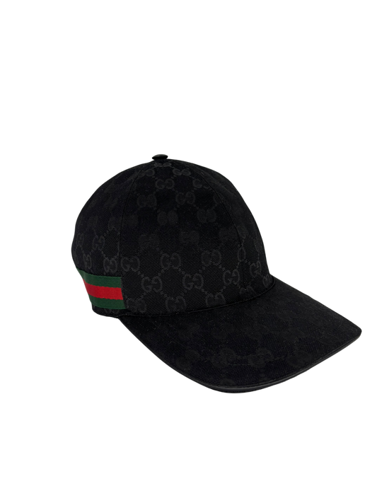 Gucci Casquette noir Toile GG
