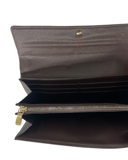 Louis Vuitton Portefeuille Sarah Damier Ebène