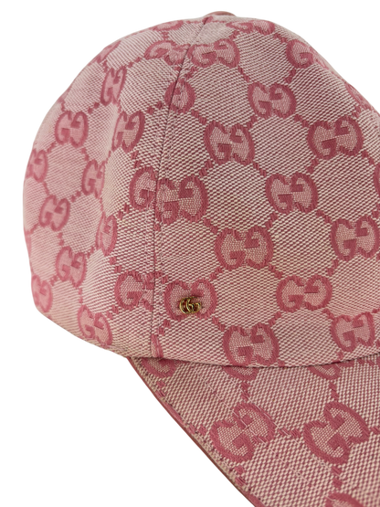 Gucci Casquette rose Toile GG