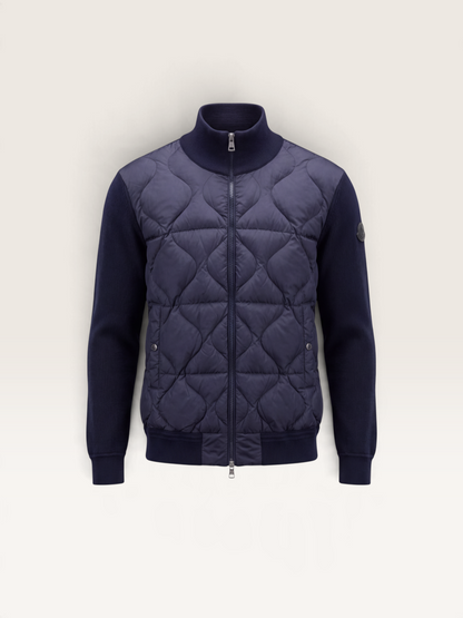 Moncler cardigan bi-matière veste