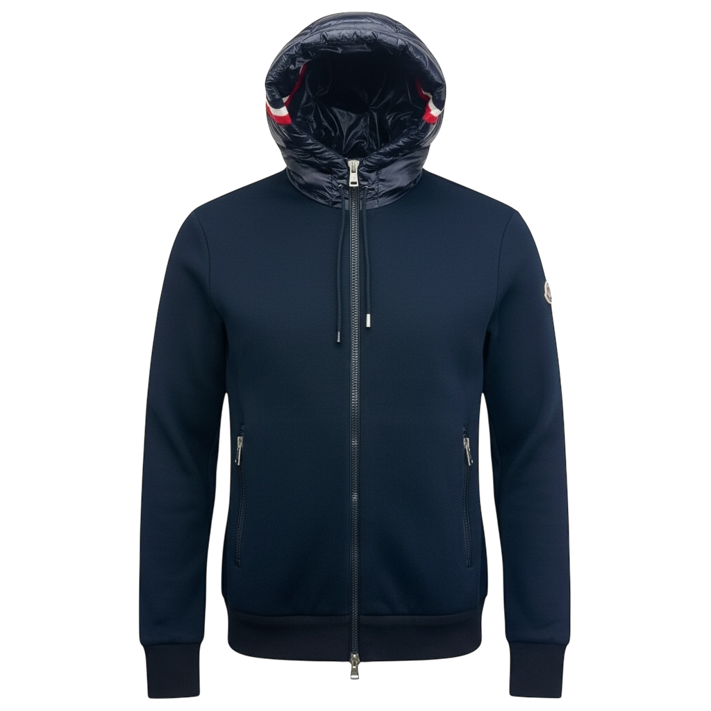 Moncler veste gilet bi-matière