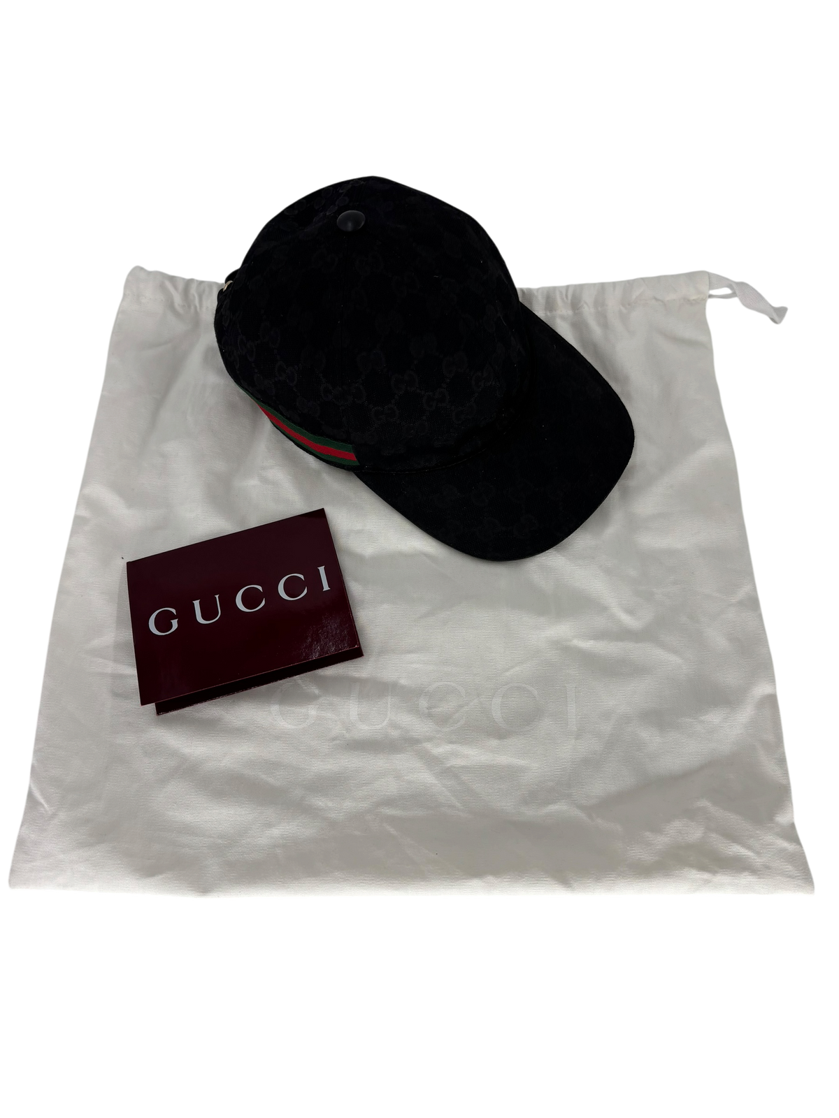 Gucci Casquette noir Toile GG