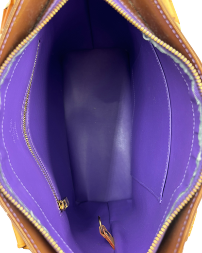 Louis Vuitton Sac à main Houston Cuir vernis