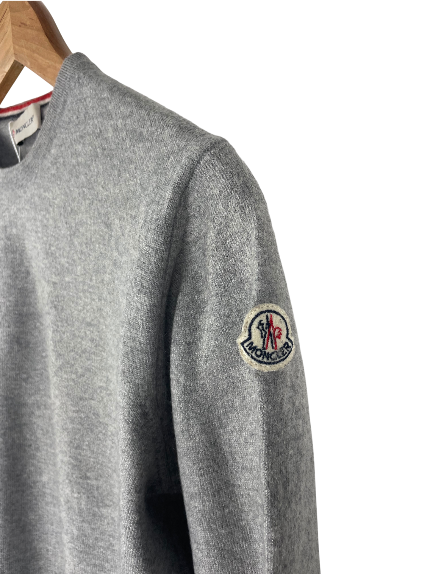 Moncler pull logo épaule
