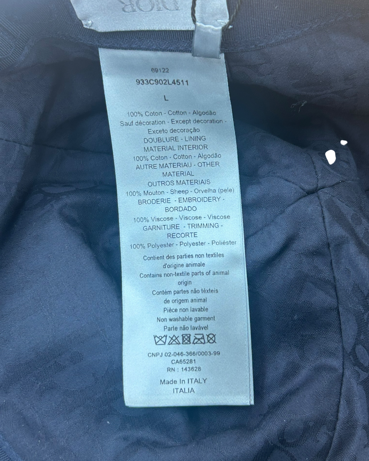 Dior casquette