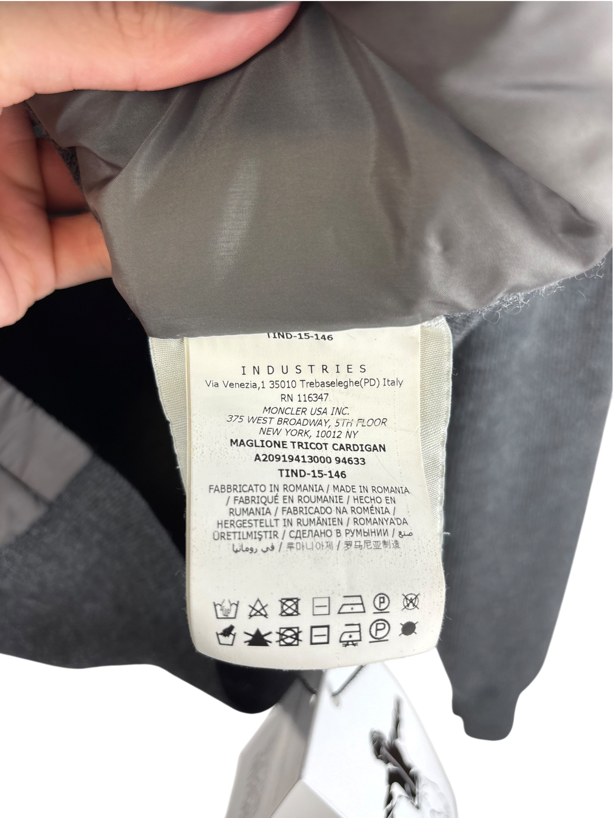 Moncler Veste bi-matière