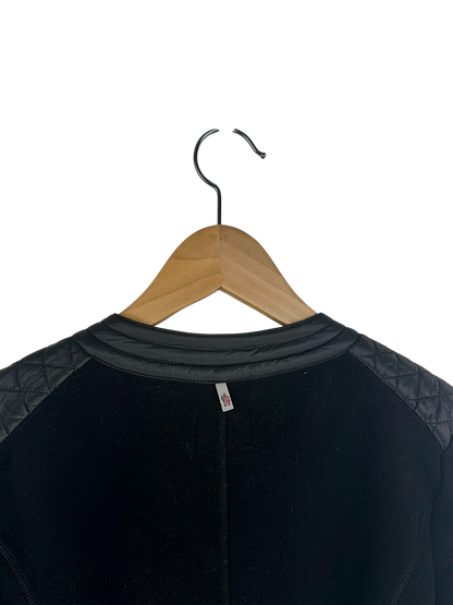Moncler veste cintrée bi-matière