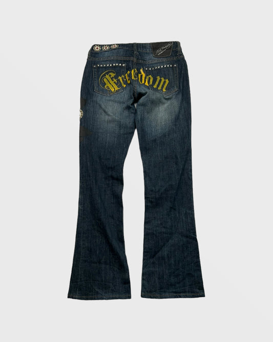 Ed hardy denim jeans (S)