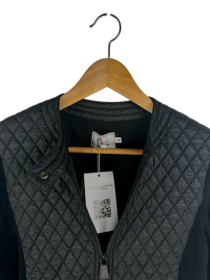 Moncler veste cintrée bi-matière
