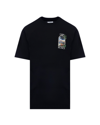 Casablanca t-shirt en coton noir