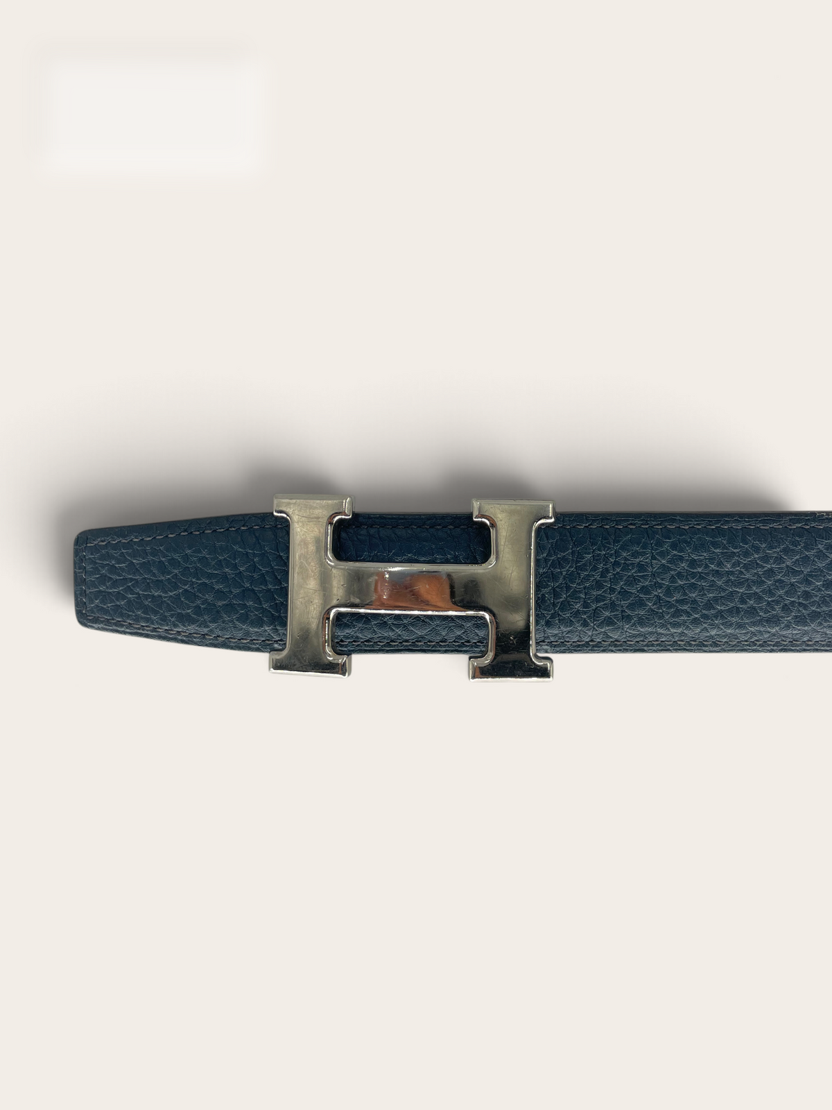 Hermès ceinture H reversible en cuir