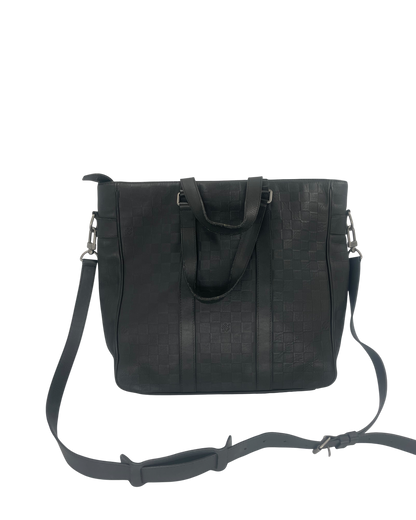 Louis Vuitton Sac bandoulière en cuir noir