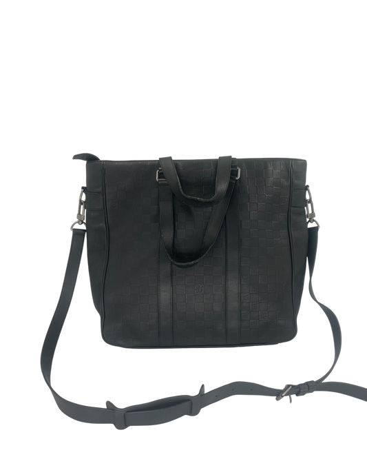 Louis Vuitton Sac bandoulière en cuir noir