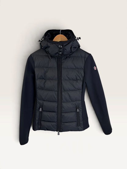 Moncler bi-matière veste cardigan femme