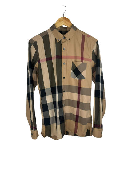 Burberry chemise motif tartan