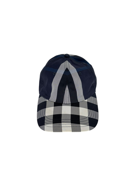 Burberry Casquette Tartan bleu