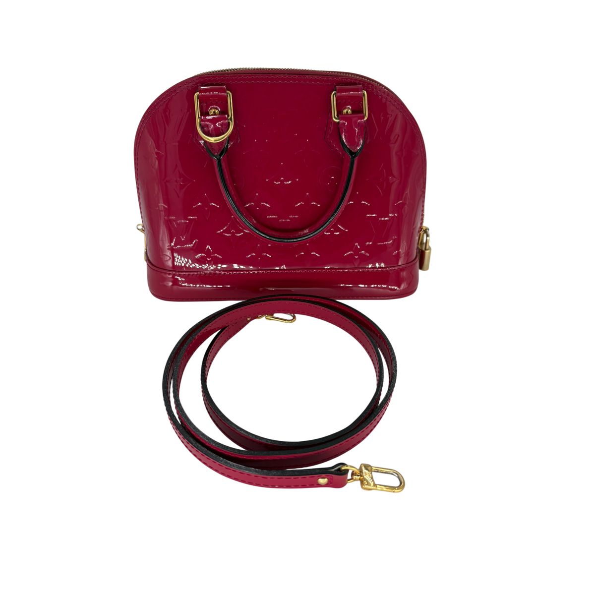 Louis Vuitton alma bb cuir vernis avec bandoulière