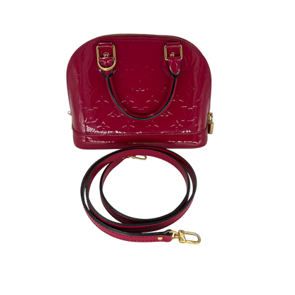 Louis Vuitton alma bb cuir vernis avec bandoulière