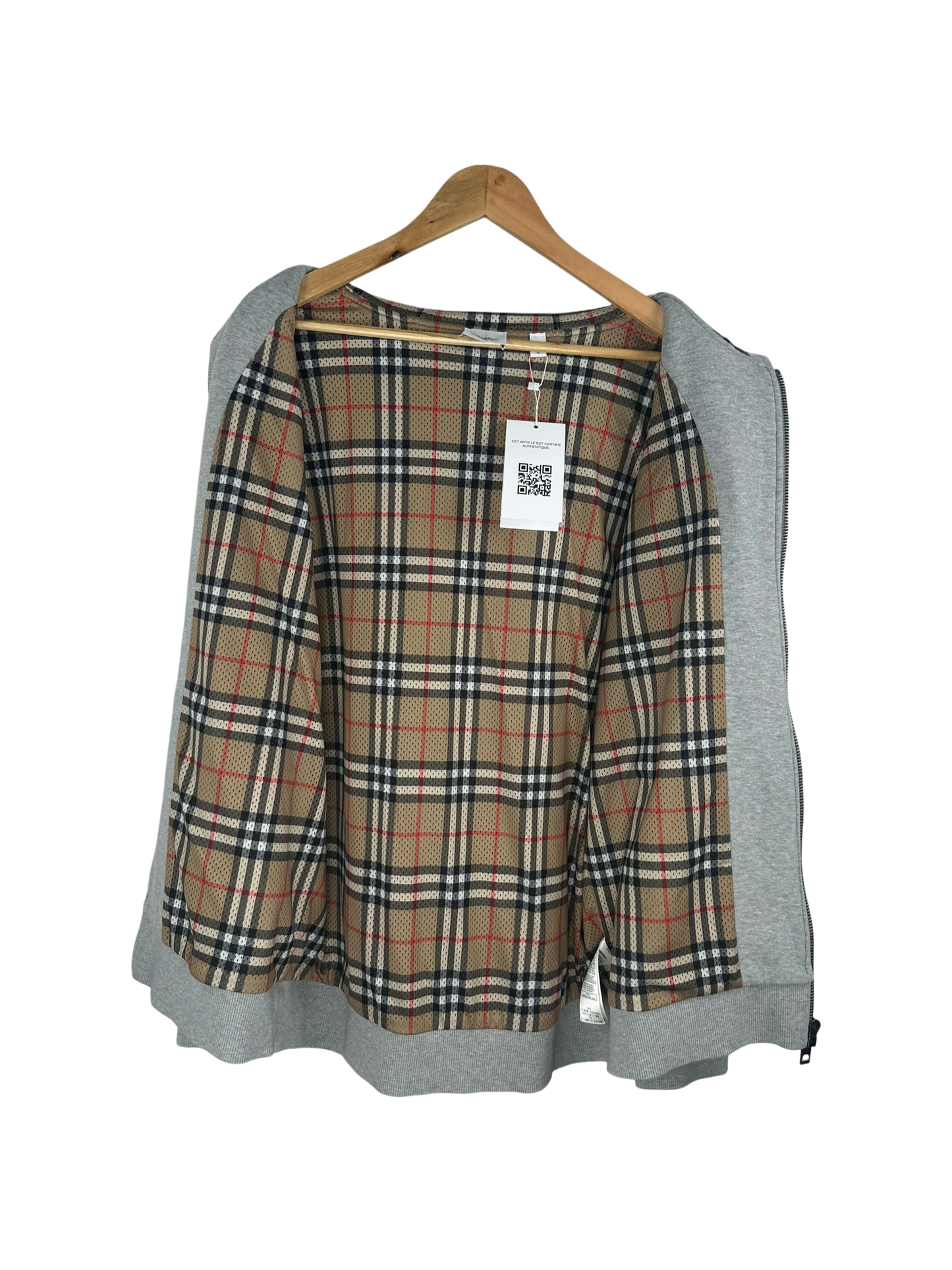 Burberry gilet à capuche