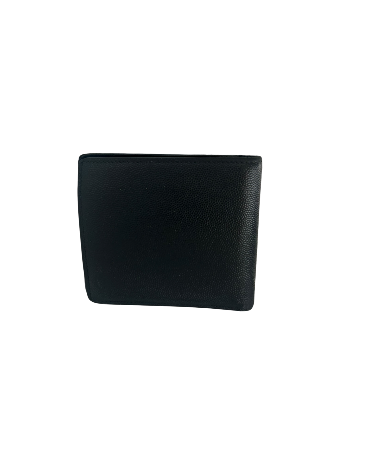 Saint Laurent Porte-monnaie en cuir noir