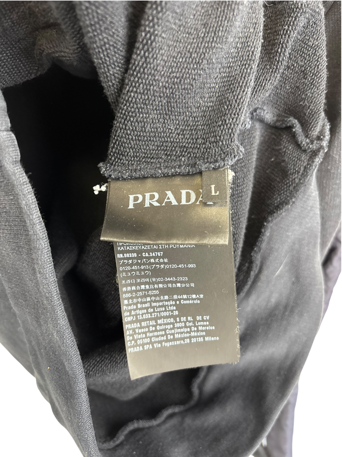 Prada pull à capuche