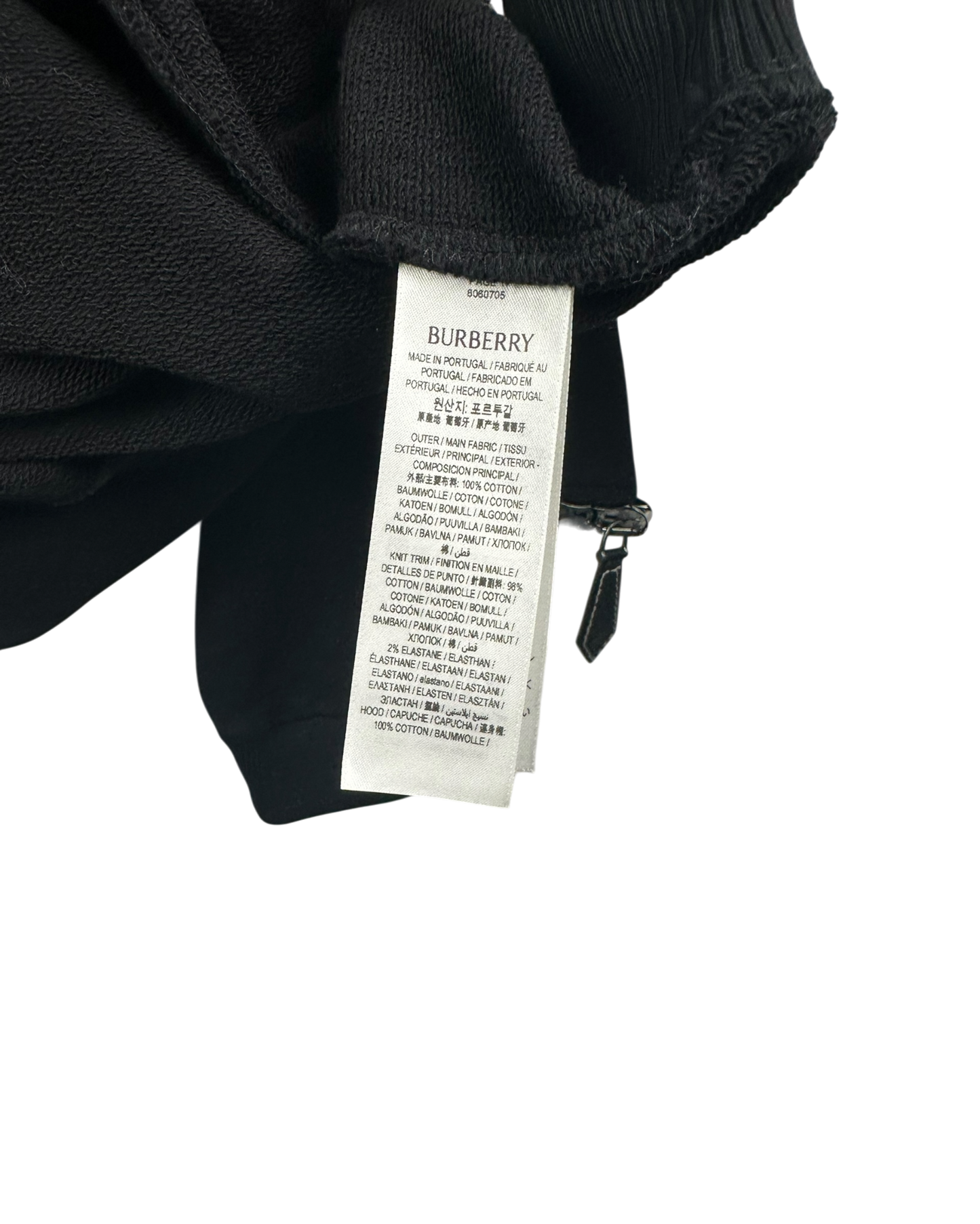 Burberry gilet à capuche tartan