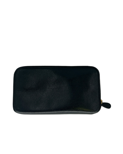 Balenciaga Porte-monnaie cuir noir
