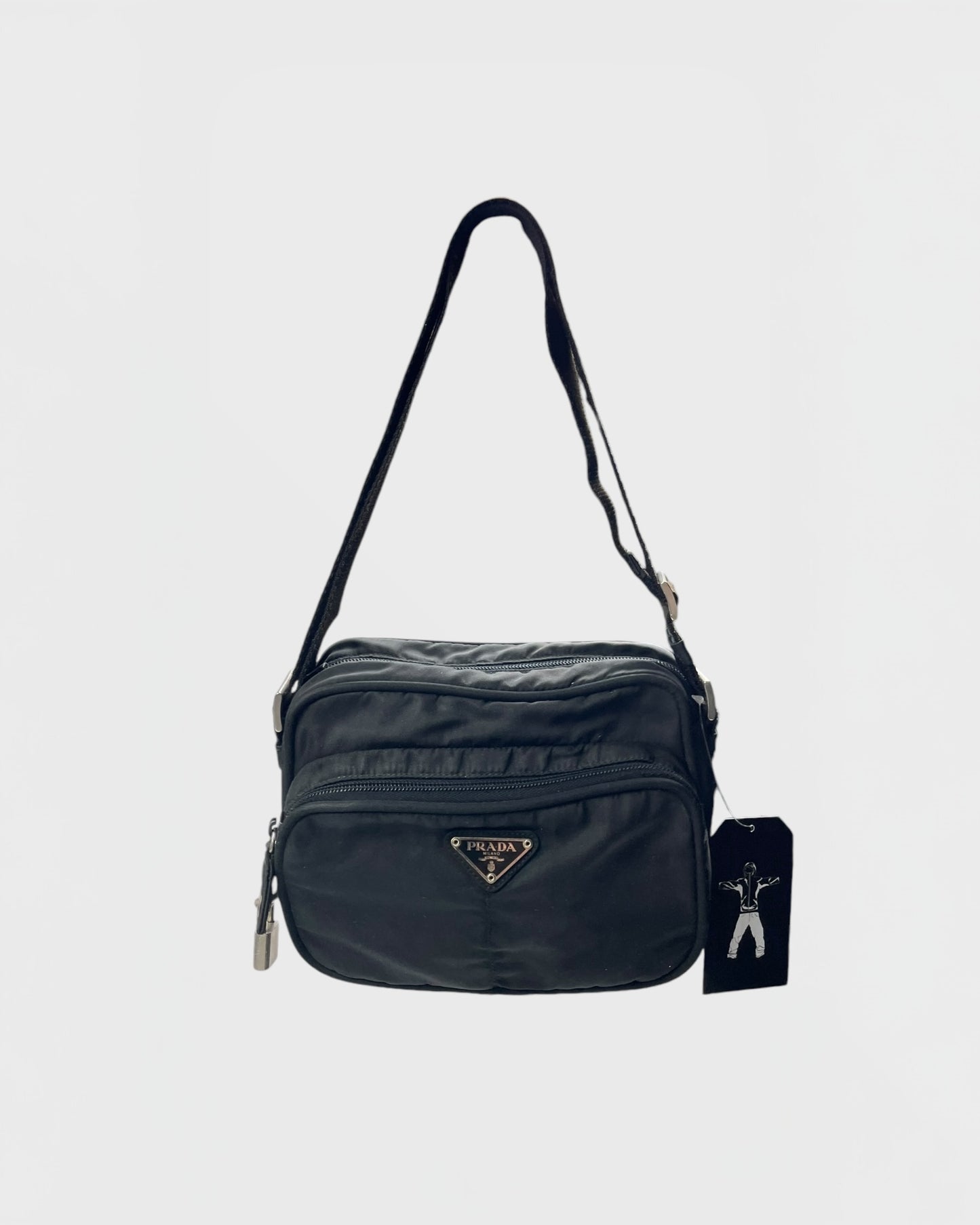 Prada nylon sacoche / bag