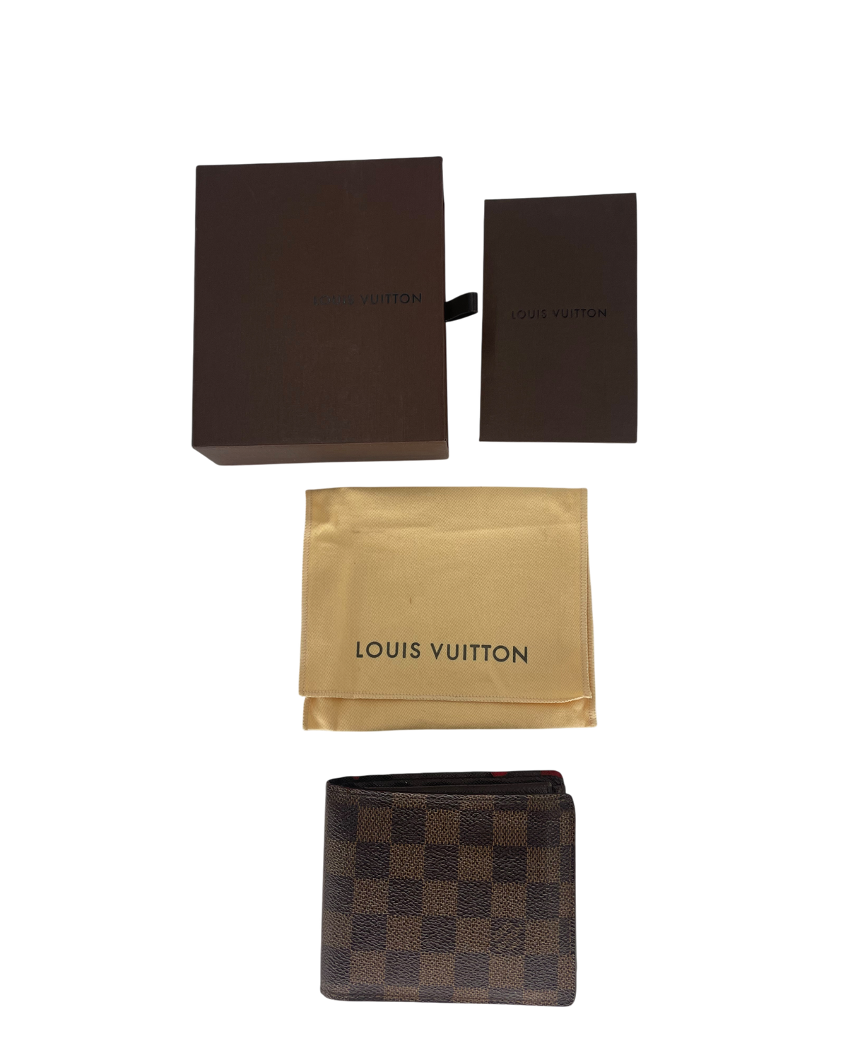 Louis Vuitton Porte-monnaie damier Ebène