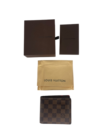 Louis Vuitton Porte-monnaie damier Ebène