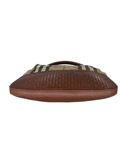 Burberry Sac à main Tartan beige