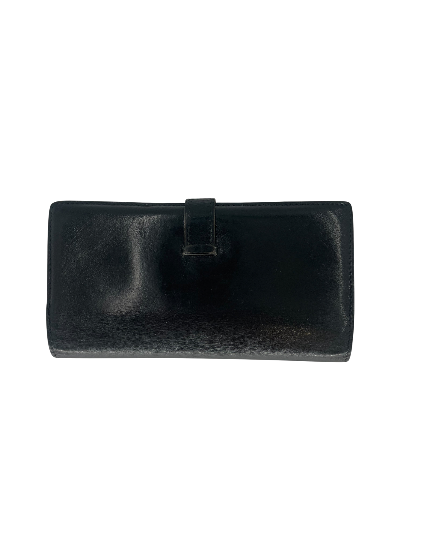 Hermes Porte-monnaie cuir noir
