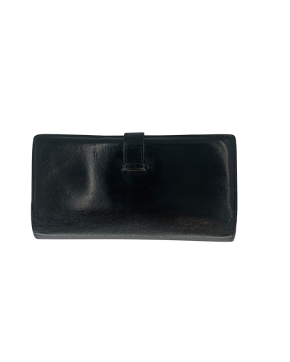 Hermes Porte-monnaie cuir noir