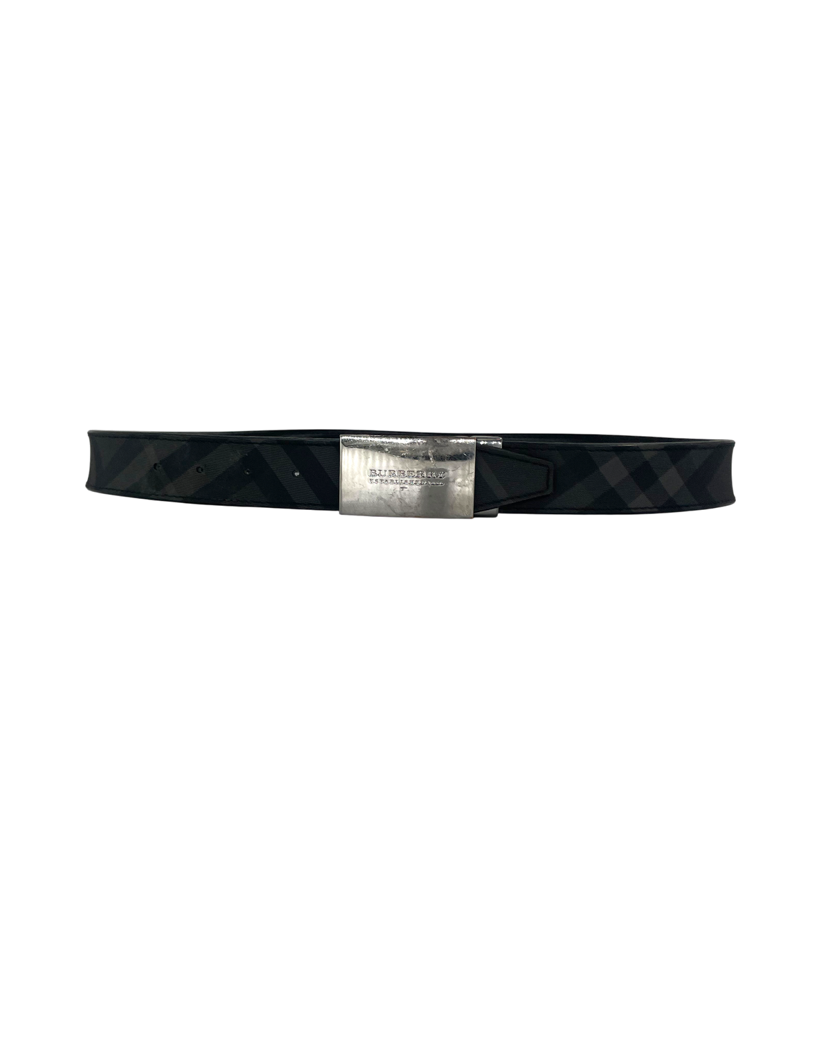 Burberry Ceinture Tartan Noir