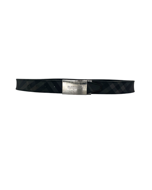 Burberry Ceinture Tartan Noir