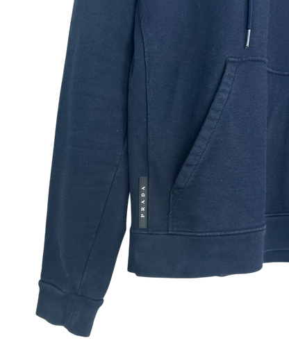 Prada pull à capuche marine