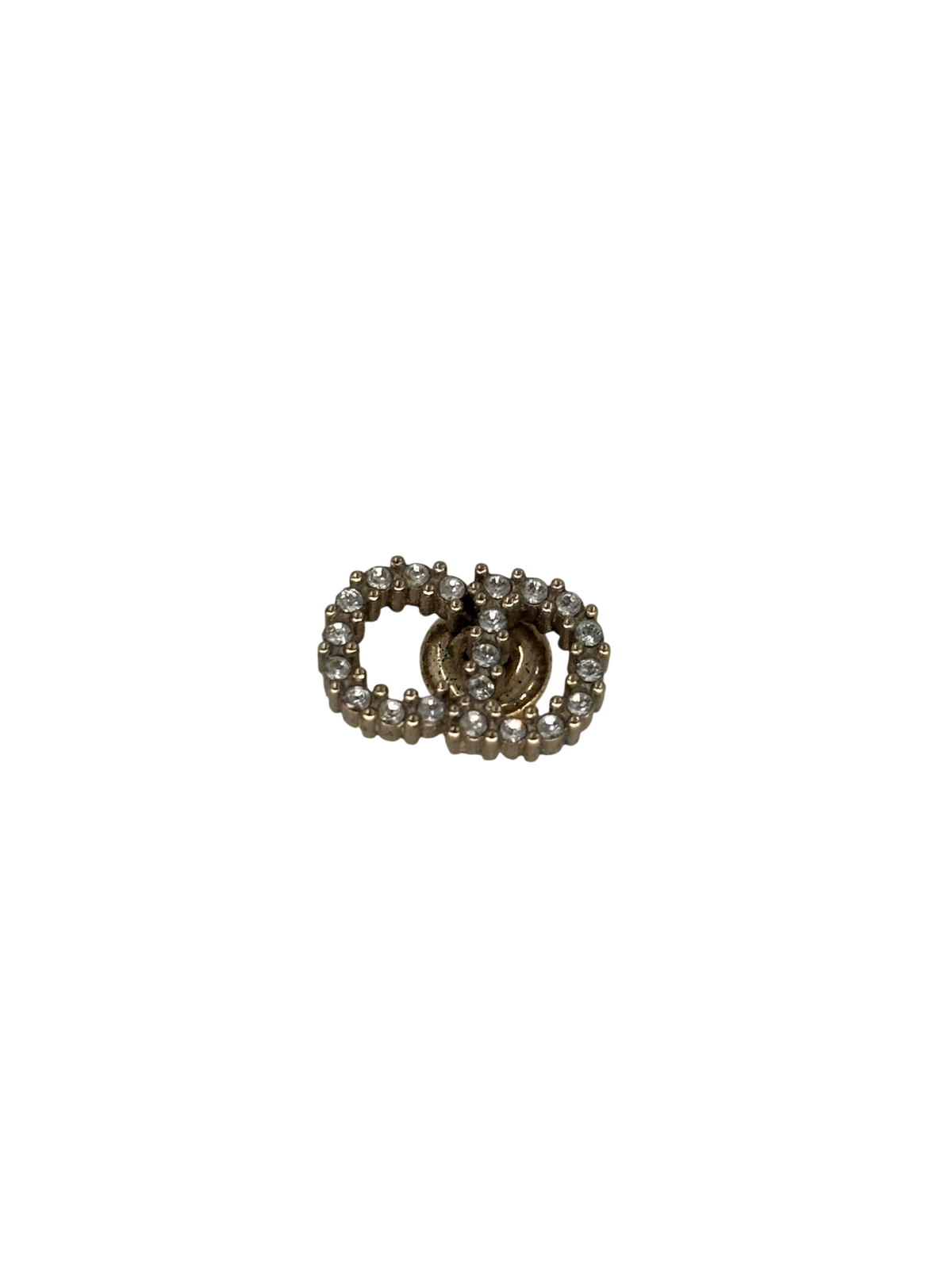 Dior Boucles d'oreilles argenté