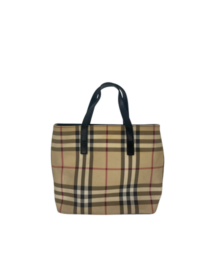Burberry Sac à main tartan beige